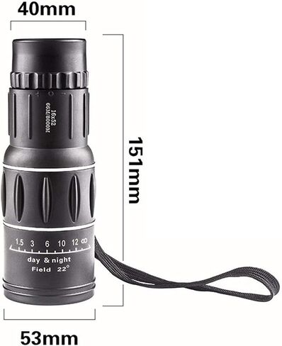 Monoculars Telescope High Power 16X Outdoor Hiking Concert Optical Zoom Lens Armoring Phone Camera Photo Lens Binoculars in Saudi Arabia