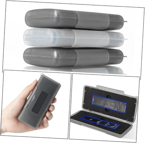 حالة محرك أقراص ثابتة 2pclly 2pcs لـ SSD مقاوم للتخزين مربعًا وقائيًا. in Saudi Arabia
