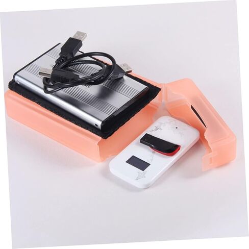 صناديق حماية محرك أقراص ثابتة 5pclly 5pcs 2.5 بوصة حامل تخزين بلاستيكي لمحركات أقراص خارجية مقاومة للصدمات للمكتب والسفر ملحقات السفر in Kuwait