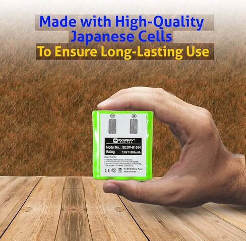 Synergy Digital 2-Way Radio Batteries, Compatible with Motorola TalkAbout T605 H2O 2-Way Radio, (Ni-MH, 3.6V, 1600 mAh), Combo-Pack Includes: 4 x SD2W-H1004 Batteries in Saudi Arabia