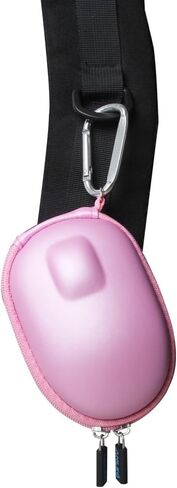 Anleo Durable Hard Travel Storage Case for Logitech M196 / Logitech M240 Wireless Mouse - Shockproof EVA Protective Case (Pink) in Saudi Arabia