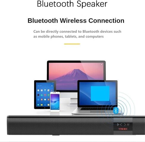 Computer Speakers for Desktop, Soundbar for TV 30W 5.0 Speaker Home Theatre System Computer Speakers Boombox with Subwoofer in Saudi Arabia