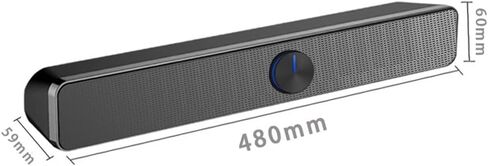 مكبرات صوت الكمبيوتر لسطح المكتب ، مكبر صوت الكمبيوتر USB سلكي و Soundbar Stereo STEREO SUPWOOFER BOOMBOX BASS SOUNDBOX 3.5 مم in Saudi Arabia