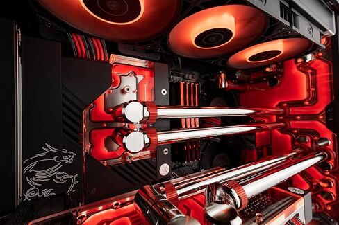 EKWB EK-Cryofuel Solid Premix Pc-PC Backant وملء زجاجة ، 1000 مل ، Scarlet Red in Saudi Arabia