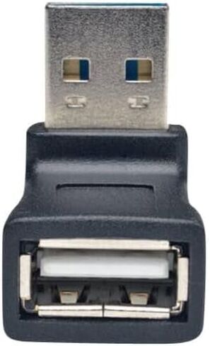TRIPP Lite Eaton Series UR024-000 UP USB 2.0 UP-OND ADAPTER ، النوع A قابل للعكس من الذكور إلى موصل مطلي بالذهب 90 درجة ، وسرعة عالية ، أسود ، حزمة العناية السحابية المؤهلة مسبقًا (50 حزمة) in Kuwait