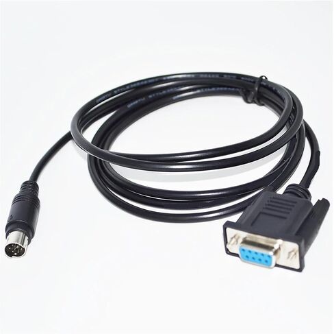 RS232 DB9 D-SUB9PIN أنثى إلى DIN 8P MD8PIN محول محول الذك in Kuwait