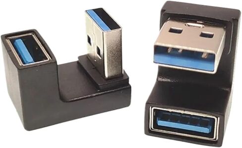 U-Shaped 10Gbit/s or Above 90 ° Angle USB 3.0 Plug to Female Adapter Data Transmission Expansion Plug Converter in Saudi Arabia
