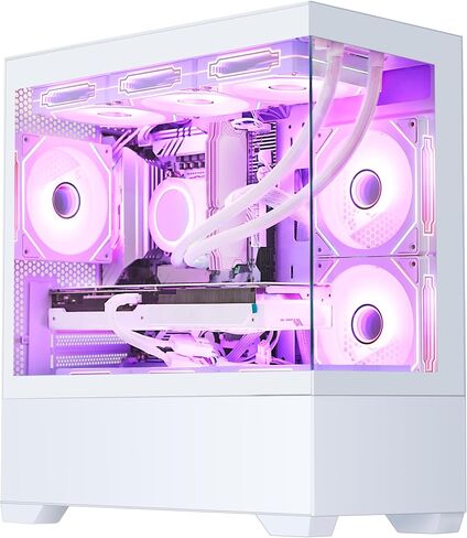 Sunshine Gaming PC - RTX 5070TI 16G ، Intel Core I5-12600K ، 32GB DDR5 RAM ، 1TB PCIE + 1TB SATA SSD ، 11AC WIFI ، 850 PSU ، Windows 11 Pro - كمبيوتر سطح المكتب in Kuwait