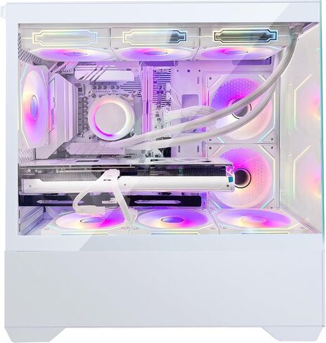 Sunshine Gaming PC - RTX 5070TI 16G ، Intel Core I5-12600K ، 32GB DDR5 RAM ، 1TB PCIE + 1TB SATA SSD ، 11AC WIFI ، 850 PSU ، Windows 11 Pro - كمبيوتر سطح المكتب in Kuwait
