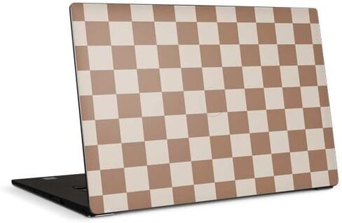 Skinit Decal Laptop Skin Compatible with Dell XPS 15in (2017) - Officially Licensed Skinit Originally Designed Neutral Checkered Design in Saudi Arabia