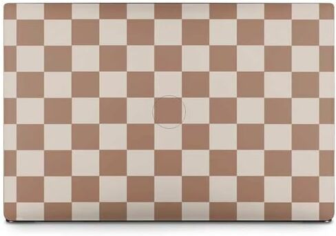 Skinit Decal Laptop Skin Compatible with Dell XPS 15in (2017) - Officially Licensed Skinit Originally Designed Neutral Checkered Design in Saudi Arabia