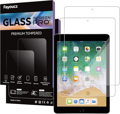 واقي شاشة FAYOUCZ مكون من قطعتين متوافق مع iPad الجيل العاشر 10.9 بوصة موديل A2696 A2757، غشاء زجاجي مقوى حساس للمس لجهاز iPad الجيل العاشر 2022 in Kuwait