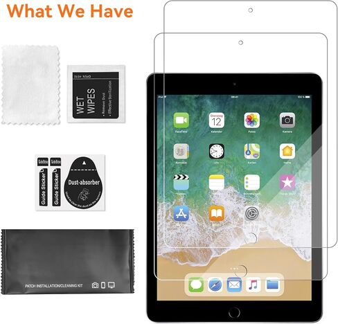 واقي شاشة FAYOUCZ مكون من قطعتين متوافق مع iPad الجيل العاشر 10.9 بوصة موديل A2696 A2757، غشاء زجاجي مقوى حساس للمس لجهاز iPad الجيل العاشر 2022 in Kuwait