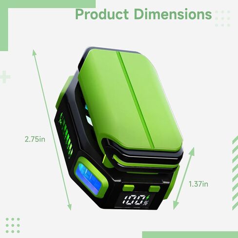 برودة الهاتف مع LD RGB ، مروحة 7 شفرة ، مرفق مغناطيسي ، 5000 دورة في الدقيقة ، 5 فولت ، 3A ، النوع- C in Kuwait