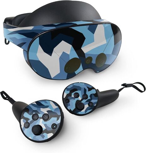 MightySkins Skin Compatible with Meta Quest Pro - Sky Camouflage | Protective, Durable, and Unique Vinyl Decal wrap Cover | Easy to Apply, Remove, and Change Styles | Made in The USA in Saudi Arabia