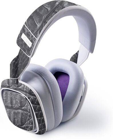 Mayyskins Skin متوافق مع Astro A30 Wireless Gaming Headset - Gator Back | غلاف الالتفاف الواقي ، الدائم ، والفريد من نوعه | من السهل تطبيق الأنماط وإزالتها وتغييرها | صنع في الولايات المتحدة in Saudi Arabia