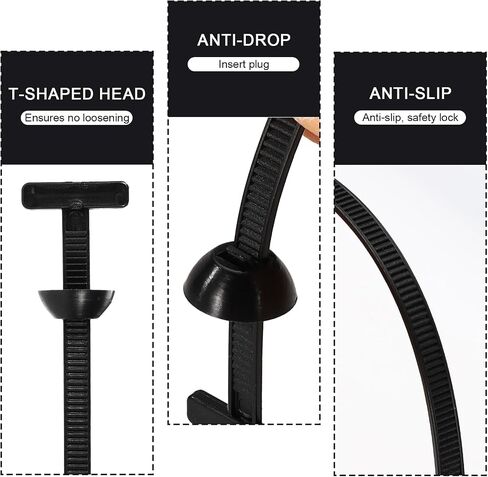 100pcs Nylon Universal Cable Tie Buckles, Nylon Multipurpose Self-Locking Zip Clips Tie Strap Holders with Pliers Suitable for Cars Motorcycles Daily Repair in Saudi Arabia