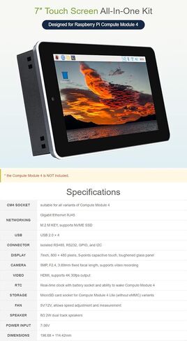 WAVESHARE 7INCH TOUC SCREEN in Saudi Arabia