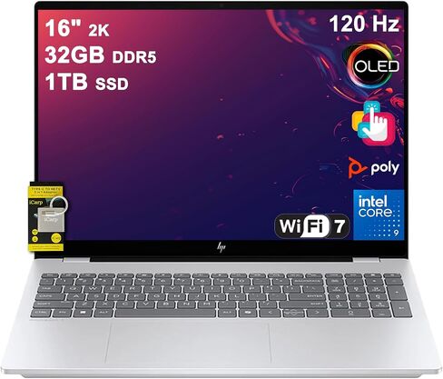 HP Omnibook 5 16 "AI Laptop - AMD RYZEN AI 7 350 - COPILOT+ PC - 2K (1920 X 1200) in Kuwait