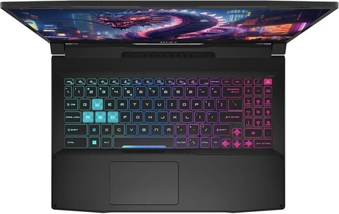 MSI Katana 15 HX Gaming Laptop, Intel i9-14900HX, 64 GB DDR5 RAM, 2 TB PCIe SSD, 15.6" QHD+ (2560x1440) 165Hz Display, Nvidia G-Force RTX 5070, 4 Zone RGB Keyboard, W11 Pro, Black in Saudi Arabia