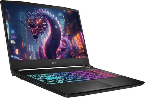 MSI Katana 15 HX Gaming Laptop, Intel i9-14900HX, 64 GB DDR5 RAM, 2 TB PCIe SSD, 15.6" QHD+ (2560x1440) 165Hz Display, Nvidia G-Force RTX 5070, 4 Zone RGB Keyboard, W11 Pro, Black in Saudi Arabia