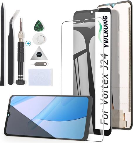 YWLRONG for Vortex J24 Screen Replacement for Vortex J24 LCD Display Touch Screen Digitizer Assembly Replacement with Tools in Saudi Arabia