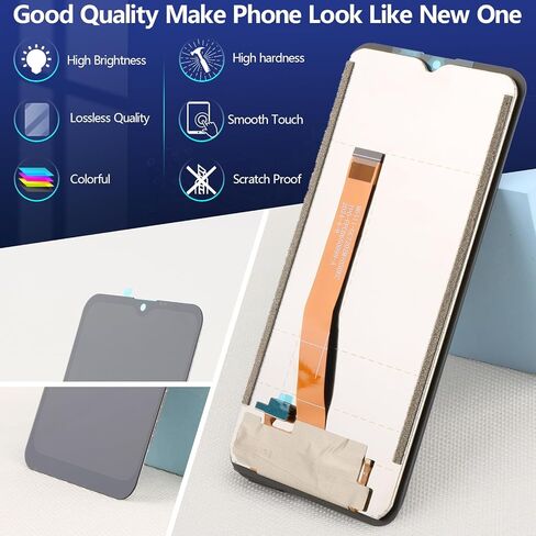 YWLRONG for Vortex J24 Screen Replacement for Vortex J24 LCD Display Touch Screen Digitizer Assembly Replacement with Tools in Saudi Arabia