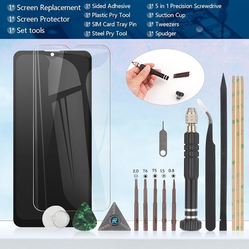YWLRONG for Vortex J24 Screen Replacement for Vortex J24 LCD Display Touch Screen Digitizer Assembly Replacement with Tools in Saudi Arabia