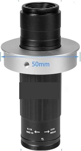 الكاميرا المجهرية ، 48 ميجابكسل 4K 1080p فيديو صناعي فيديو صناعي مجهر رقمي الكاميرا 1-130X Zoom C Mount Lens Cantilever Stand لإصلاح لحام ومرنة ومستمدة (48 ميجابكسل 4K كاميرا) in Kuwait