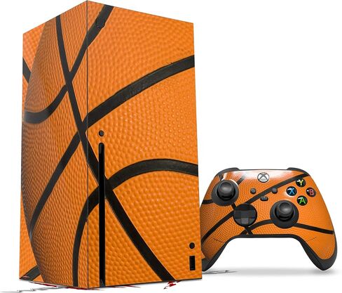 Wraptorskinz Skin Decal Vinyl Wrap متوافق مع وحدة التحكم في Series Xbox X ووحدة التحكم - كرة السلة (وحدة التحكم في الألعاب غير مدرجة) in Saudi Arabia