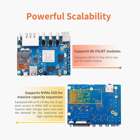 Generic Orange Pi 5 Plus 32GB LPDDR4X RK3588 8 Core 64 Bit Single Board Computer, 2.4GHz Frequency Open Source Development Board Run Orange Pi OS, Android, Debian, Ubuntu (Pi 5 Plus 32GB) in Saudi Arabia
