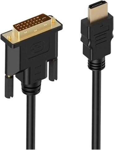 HDMI to DVI Cable Compatible Cable 1.5M 300cm 1080P 3D DVI D 24 1 Pin Adapter Cables for TV Box DVD PC Projector(1.5m) in Saudi Arabia