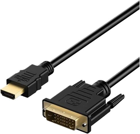 HDMI to DVI Cable Compatible Cable 1.5M 300cm 1080P 3D DVI D 24 1 Pin Adapter Cables for TV Box DVD PC Projector(1.5m) in Saudi Arabia