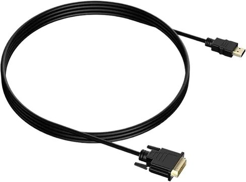 HDMI to DVI Cable Compatible Cable 1.5M 300cm 1080P 3D DVI D 24 1 Pin Adapter Cables for TV Box DVD PC Projector(1.5m) in Saudi Arabia