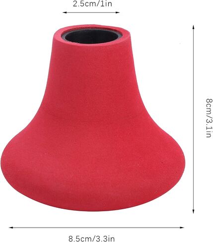 Fishing Rod Butt Cushion, Spherical EVA Practical Fishing Rod Support, Salt Water Resistant Shock‑Absorbing Not Slip Drift Fishing for Boat Fishing(red) in Saudi Arabia