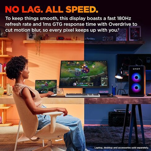 HP Omen 27 Inch FHD 180Hz Gaming Monitor G2 in Kuwait