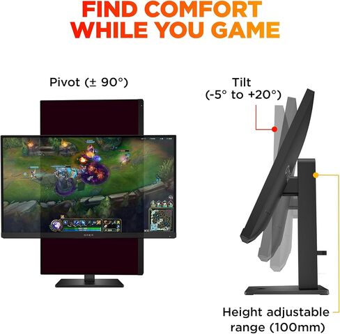 HP Omen 27 Inch FHD 180Hz Gaming Monitor G2 in Kuwait
