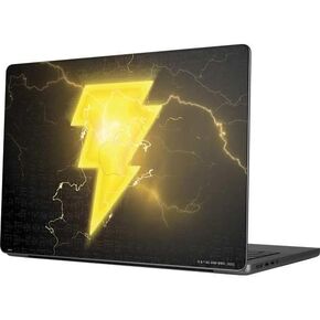 Skinit Decal Laptop Skin Compatible with MacBook Pro 14in (2021) - Officially Licensed Warner Bros Black Adam Lightning Bolt Design in Kuwait
