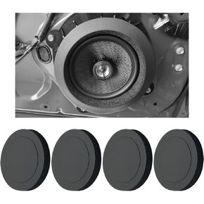 4PCS Speaker Foam Rings,High Resilience Foam 6.5 Speaker Baffle for Enhacing Sound,Universal Self-Adhesive 6.5 Speakers Rings Car Audio Accessories for Cars/SUVs/Trucks in Saudi Arabia
