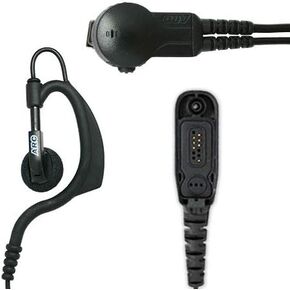 G31075 Lapel Mic, Black, Wired, Headset, On Ear, In Ear, Adult, 1 Year ARC Warranty, Compatible with Motorola APX 900-8000, XPR 6350-7580, PMLN6129A in Saudi Arabia