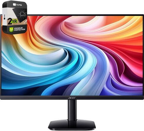 Acer KB273 G0BI (2025) 27 بوصة كاملة HD 120Hz 1MS FreeSync IPS Gaming Bundle مع 2 سنة CPS حزمة حماية محسنة in Saudi Arabia
