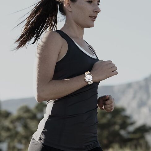 نطاقات النايلون الرياضية الممتدة لـ Garmin Venu 3S 2S/Vivoactive 4S/Vivomove 3S/Forerunner 255S 265S Watch Band Women ، 18 ملم مغناطيسي/مرنة مرنة النايلون in Kuwait