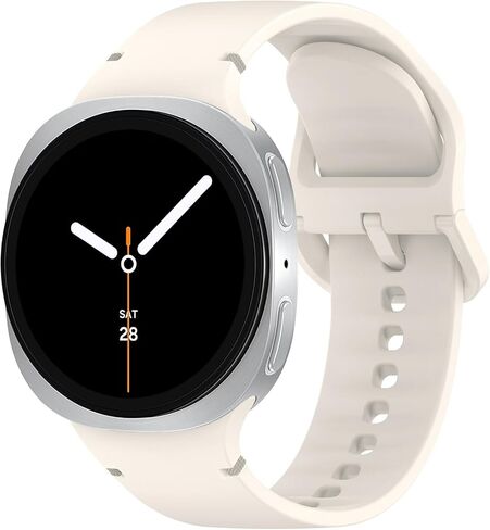 Sport Band Compatible with Samsung Galaxy Watch 8 Band/Galaxy Watch 8 Classic Bands for Women Men, No Gap Waterproof Soft Silicone Strap Bands for Samsung Watch 8 40mm 44mm 46mm in Saudi Arabia