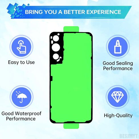3pcs غطاء باب البطارية شريط لاصق لـ Samsung Galaxy S22 5G خلفي الغلاف الخلفي استبدال الغراء اللصق لـ Samsungs22 5G SM-S901U SM-S901U1 in Saudi Arabia