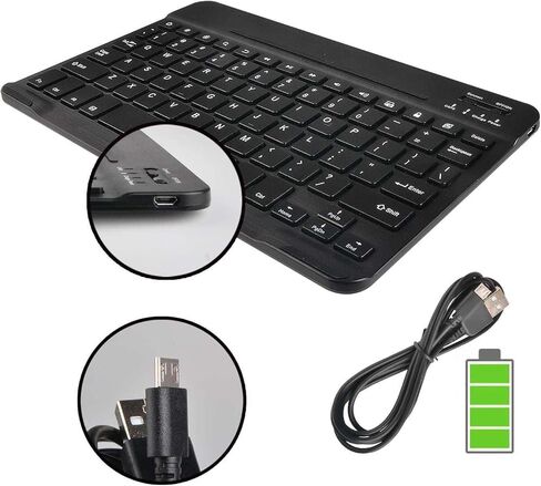 Navitech Blue Rotational Bluetooth Keyboard Case متوافق مع Asus Zenpad 3S 10 9.7 " in Kuwait