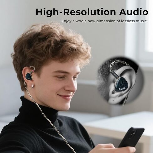 HiFiGo IEMs Earbuds DUNU x KOTO ITO Hybrid 2DD+2BA in-Ear Earphones with 4.4mm/3.5mm Plug, Leo IEM Cable, S&S Tips for Rock Hip-Hop EDM in Saudi Arabia