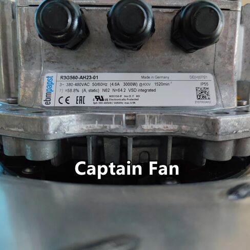 R3G560-AH23-01 EBM Papst Fan 380/480VAC 4.6A 3000W EC Centrifugal Fan in Kuwait