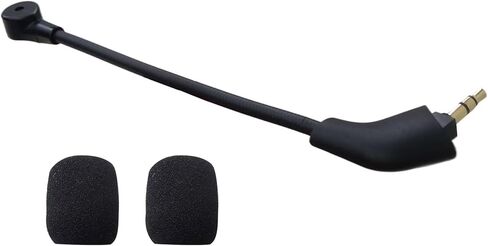 Replacement Detachable Microphone Fits for Kingston HyperX Cloud/Cloud X/Cloud II 1st Version for PS 4 Xbox One Nintendo Switch Computer PC, 3.5mm Noise Cancelling Gaming Mic Upgraded in Saudi Arabia
