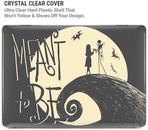 Skinit Case + Skin Compatible with MacBook Pro 16in (2021) - Officially Licensed Disney Jack and Sally Meant to Be Design in Saudi Arabia