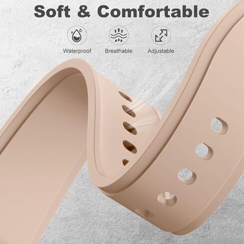 Easuny 6 Pack No Gap Bands متوافق مع Samsung Galaxy Watch 7 6 5 4 Fe 40mm 44mm ، أحزمة رياضية من السيليكون الناعمة لمراقبة Galaxy 5 Pro 45mm ، 6 4 كلاسيكي 47 مم 43 مم 46 مم 42 مم للرجال للنساء in Saudi Arabia
